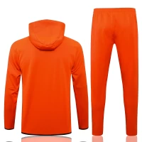 Liverpool FC Orange Hooded Presentation Football Tracksuit 2021-22