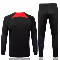 Liverpool FC Black Training Presentation Football Tracksuit 2022-23