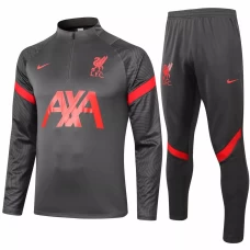 Liverpool FC Black Training Technical Football Tracksuit 2020 2021