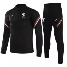 Liverpool FC Black Training Technical Football Tracksuit 2021-22