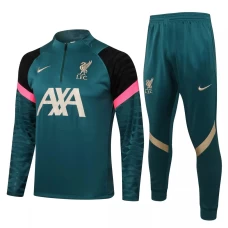 Liverpool FC Green Training Technical Football Tracksuit 2021-22