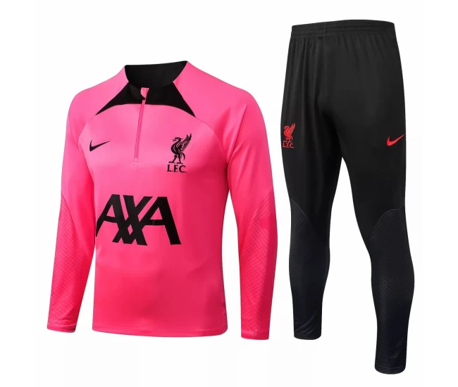 Liverpool FC Pink Training Technical Football Tracksuit 2022-23