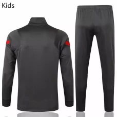 Liverpool FC Presentation Soccer Tracksuit Dark Grey Kids 2020 2021