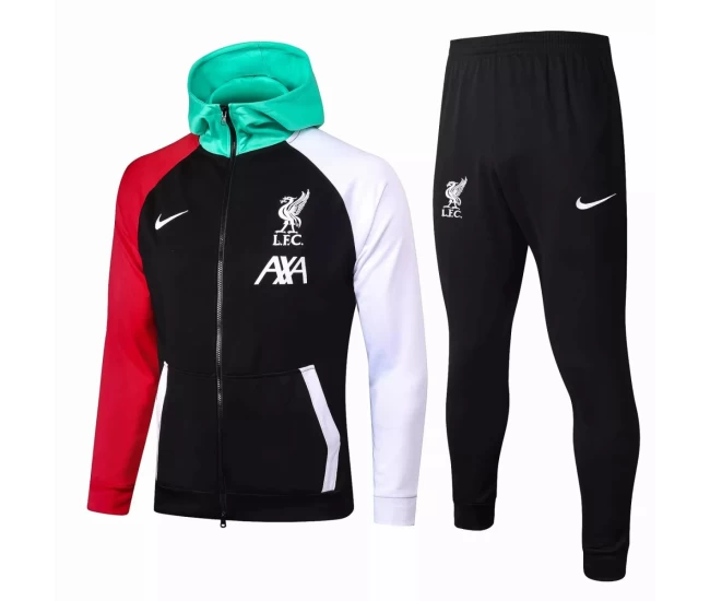 Liverpool FC Training Technical Soccer Tracksuit Black 2021