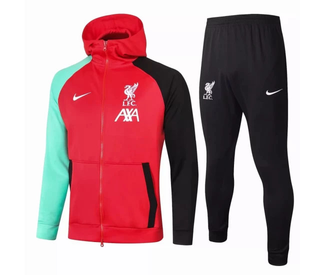 Liverpool FC Training Technical Soccer Tracksuit Red 2021