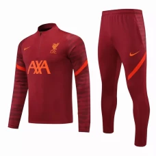 Liverpool Soccer Technical Training Burgundy Tracksuit 2021 2022