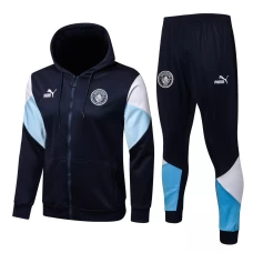 Manchester City FC Hooded Presentation Football Tracksuit 2021-22