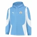 Manchester City Mens Pre Match Anthem Full Zip Hoodie Football Jacket 2023-24