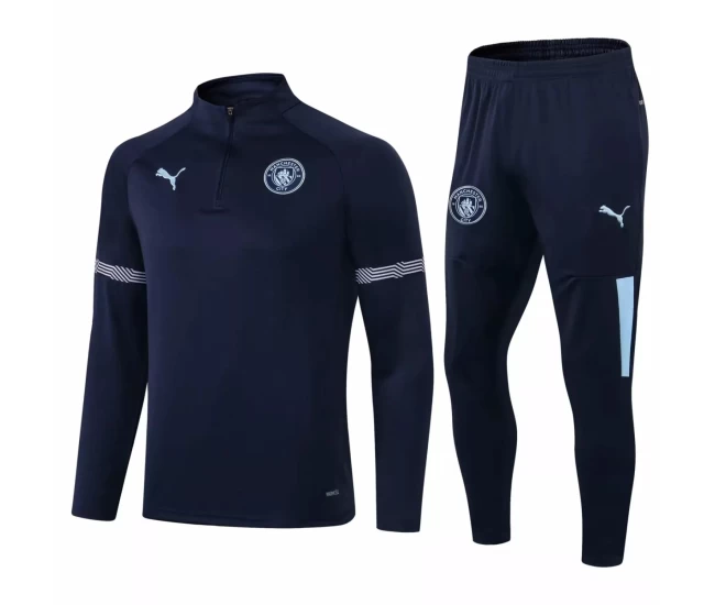 Manchester City FC Training Technical Football Tracksuit 2021-22 Navy