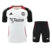 Manchester United Adult Off White Training Football Kit 2024-25