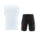 Manchester United Adult White Training Sleeveless Football Kit 2025-26