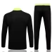 Manchester United Black Training Presentation Football Tracksuit 2021-22