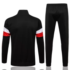 Manchester United Black Training Presentation Football Tracksuit 2021-22