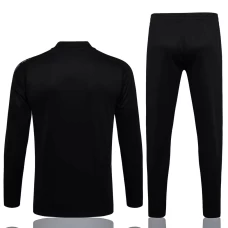 Manchester United Black Training Technical Football Tracksuit 2021-22