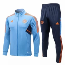 Manchester United FC Blue Training Presentation Football Tracksuit 2022-23