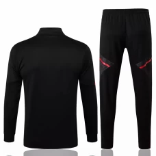 Manchester United FC Black Training Presentation Football Tracksuit 2022-23