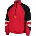 Manchester United Mens Icon Raglan Quarter Zip Football Top 2023-24