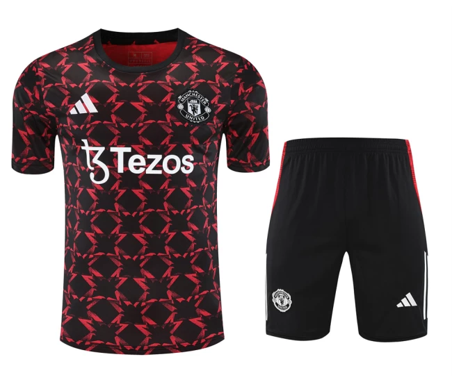 Manchester United Adult Pre Match Training Football Kit 2024-25