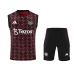 Manchester United Adult Pre Match Training Sleeveless Football Kit 2024-25