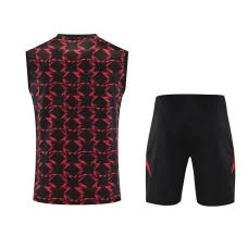 Manchester United Adult Pre Match Training Sleeveless Football Kit 2024-25