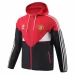 Manchester United Mens Training All Weather Football Jacket Red 2023-24