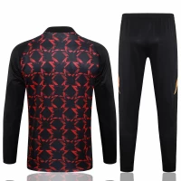 Manchester United Black Training Technical Football Tracksuit 2024-25