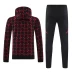 Manchester United FC Adult Pre Match Training Hooded Sweat Football Tracksuit 2024-25
