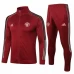 Manchester United Presentation Soccer Tracksuit Maroon 2020 2021