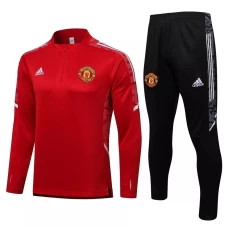 Manchester United Red Training Technical Football Tracksuit 2021-22
