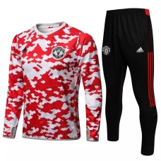 Manchester United Red Training Technical Football Tracksuit 2021-22