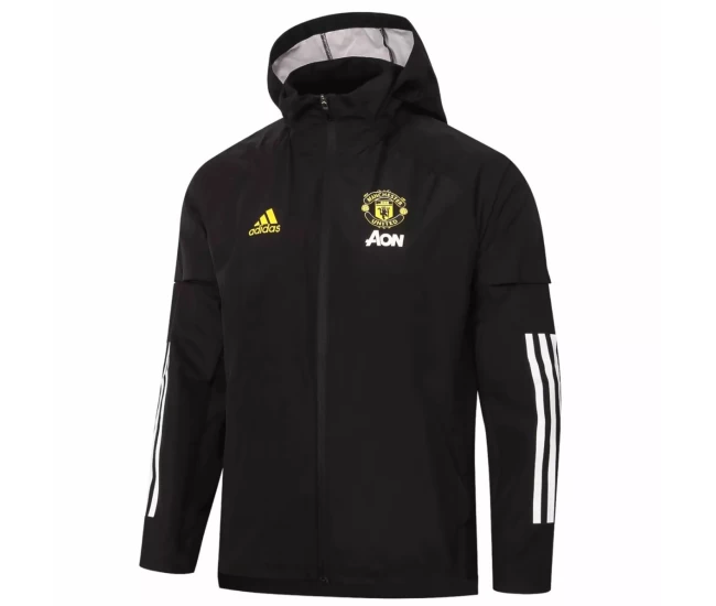 Manchester United Training All Weather Jacket Black 2020 2021