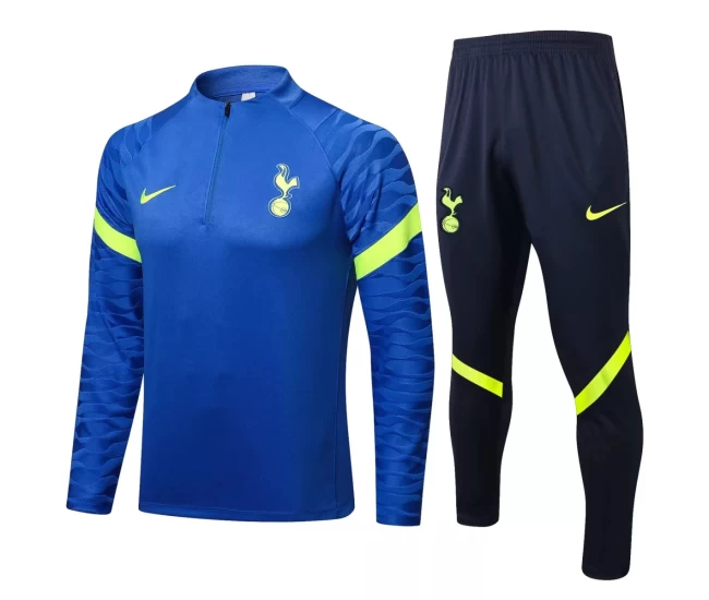 Tottenham Hotspur Blue Training Technical Football Tracksuit 2021-22