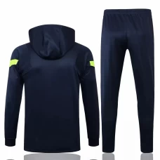 Tottenham Hotspur Navy Hooded Presentation Football Tracksuit 2021-22