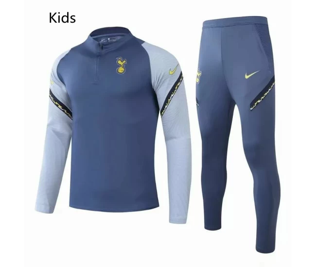 Tottenham Hotspur Technical Soccer Tracksuit Kids Blue 2021