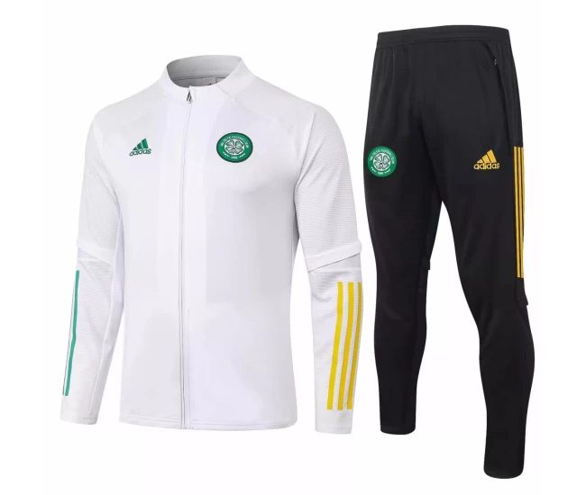 Celtic Technical Training Football Tracksuit White 2020 2021