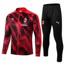 AC Milan Jacket Pants Training Suit Red 2019-20 