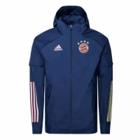 FC Bayern Teamline All Weather Jacket Navy 2020 2021