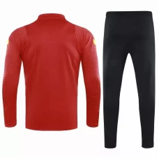 AS Roma Training Technical Football Tracksuit Red 2020 2021