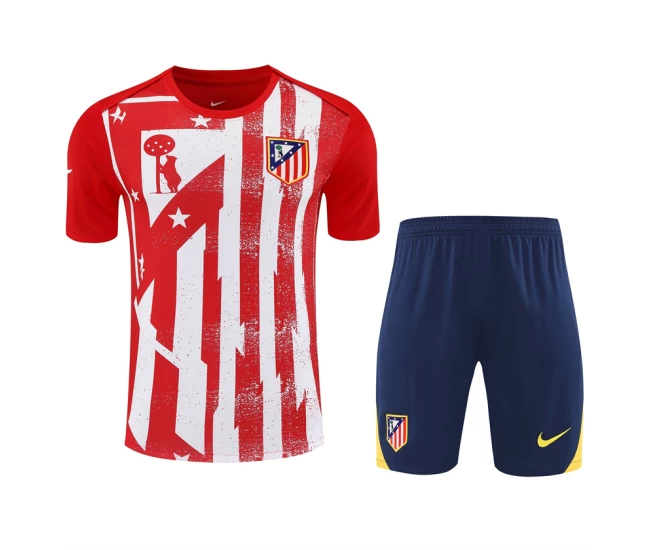 Atletico Madrid Mens Pre Match Football Kit 2025-26