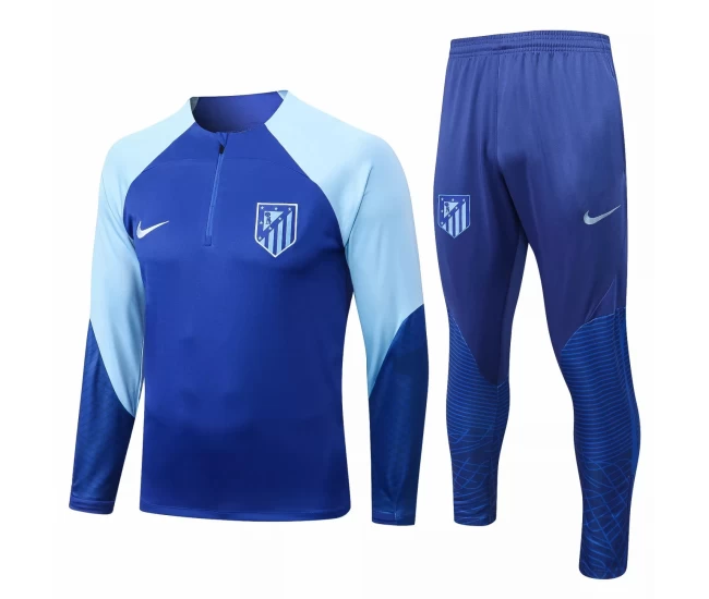 Atletico de Madrid Navy Training Technical Football Tracksuit 2022-23