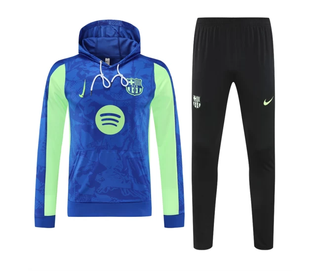 FC Barcelona Pre Match Hooded Sweat Football Tracksuit 2025-26