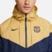 FC Barcelona Mens Windrunner Full Zip Hooded Football Jacket 2023-24