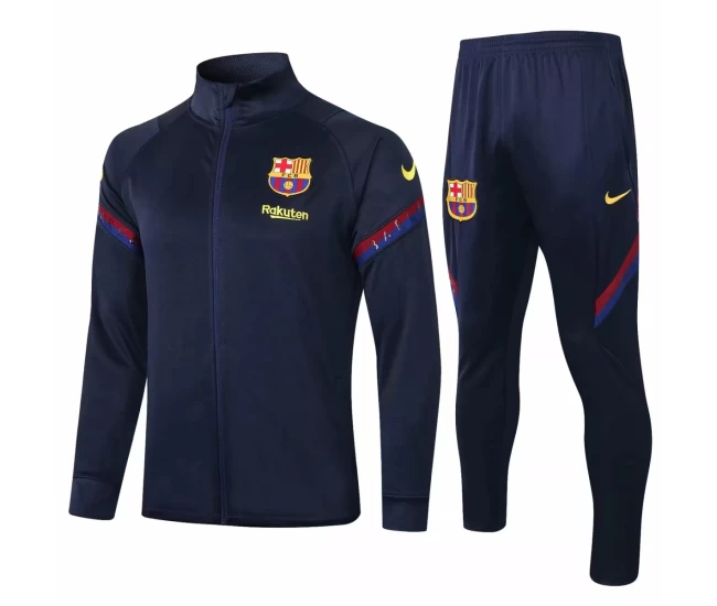 FC Barcelona Navy Football Presentation Tracksuit 2020