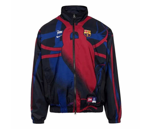 FC Barcelona Patta Mens Windrunner Football Jacket 2023-24