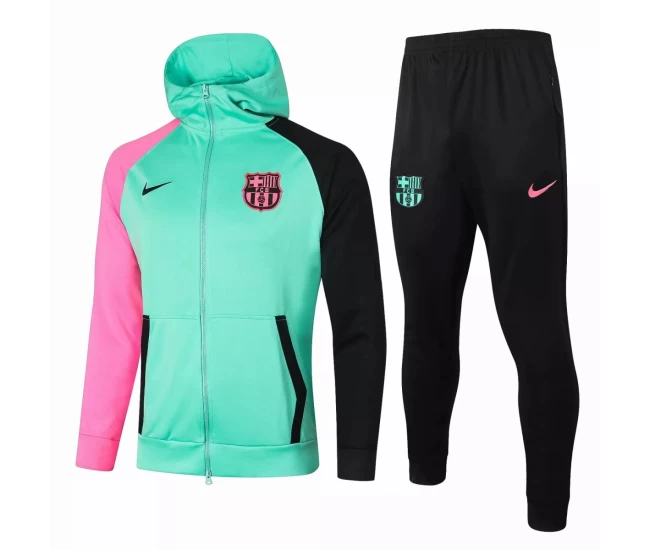 FC Barcelona Presentation Soccer Tracksuit Green 2020 2021