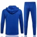 FC Barcelona Hooded Presentation Football Tracksuit Blue 2021