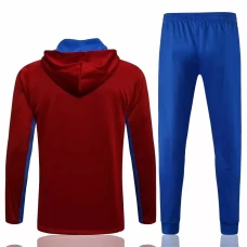 FC Barcelona Hooded Presentation Football Tracksuit Red 2021