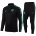 FC Barcelona Soccer Training Technical Tracksuit Black Green 2021 2022