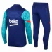 FC Barcelona Soccer Training Technical Tracksuit Blue Green 2021 2022