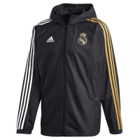 Real Madrid Mens Windbreaker Black